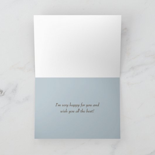 Gefeliciteerd Met Je Nieuwe Baan Kaart (Binnen)