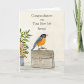 Gefeliciteerd met je nieuwe baan Robin Kaart (Voorkant)