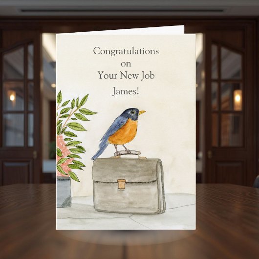 Gefeliciteerd met je nieuwe baan Robin Kaart