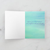 Gefeliciteerd met je nieuwe baan zonnebloem kaart (Binnen)