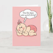 Gefeliciteerd met je nieuwe baby Diva Kaart (Voorkant)