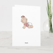 Gefeliciteerd met je nieuwe baby kaart (Achterkant)