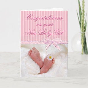 Gefeliciteerd met je nieuwe baby kaart