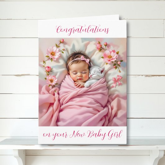 Gefeliciteerd met je nieuwe baby kaart