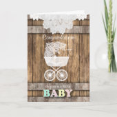 Gefeliciteerd met je nieuwe baby kaart (Voorkant)
