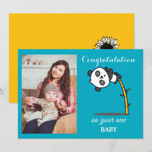 Gefeliciteerd met je nieuwe baby kaart
