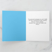 Gefeliciteerd met je nieuwe baby zoon kaart (Binnen)