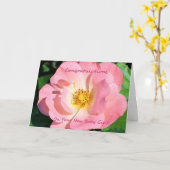 Gefeliciteerd met je nieuwe babymeisje kaart (Gele Bloem)