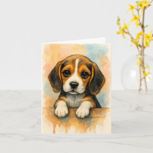 Gefeliciteerd met je nieuwe beagle kaart