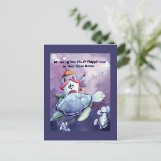 Gefeliciteerd met je nieuwe Briefkaart (Staand voorkant)