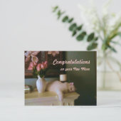 Gefeliciteerd met je nieuwe Briefkaart (Staand voorkant)