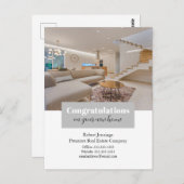 Gefeliciteerd met je nieuwe Briefkaart voor foto's (Voorkant / Achterkant)