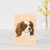 Gefeliciteerd met je nieuwe Cavalier King Charles Kaart (Gele Bloem)
