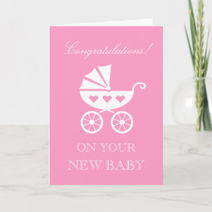 Gefeliciteerd met je nieuwe dochter kaart