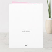 Gefeliciteerd met je nieuwe dochter kaart (Achterkant)