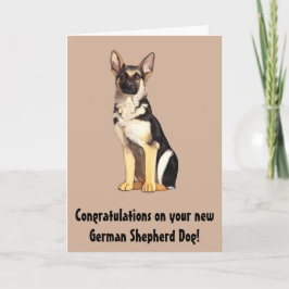 Gefeliciteerd met je nieuwe Duitse herder Kaart