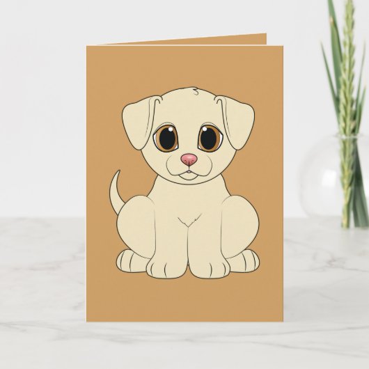 Gefeliciteerd met je nieuwe gele lab kaart (Voorkant)