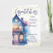Gefeliciteerd met je nieuwe Home Waterverf Kaart (Voorkant)