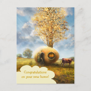 Gefeliciteerd met je nieuwe huis - Briefkaart