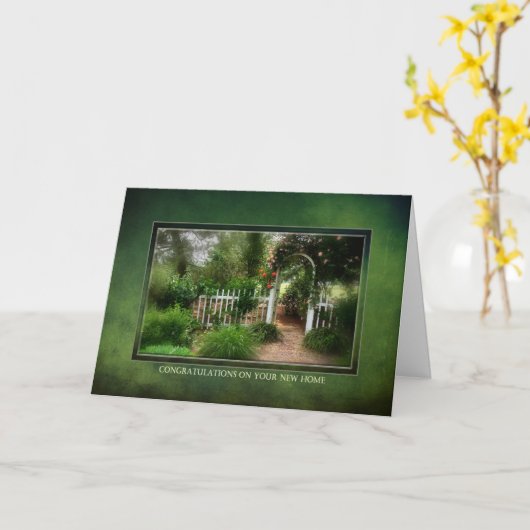 Gefeliciteerd met je nieuwe huis - Dreamy Garden Kaart (Gele Bloem)