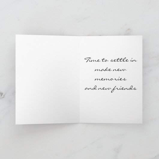 GEFELICITEERD MET JE NIEUWE HUIS KAART (Binnen)