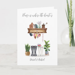 Gefeliciteerd met je nieuwe huis kaart