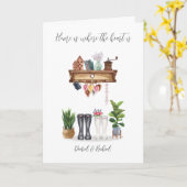 Gefeliciteerd met je nieuwe huis kaart (Gele Bloem)