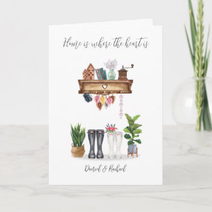 Gefeliciteerd met je nieuwe huis kaart