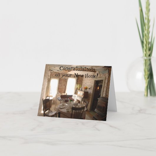 Gefeliciteerd met je nieuwe huis kaart (Voorkant)