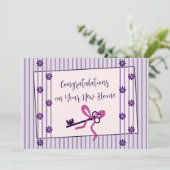 Gefeliciteerd met je nieuwe Kaart (Staand voorkant)