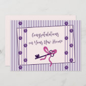 Gefeliciteerd met je nieuwe Kaart (Voorkant / Achterkant)