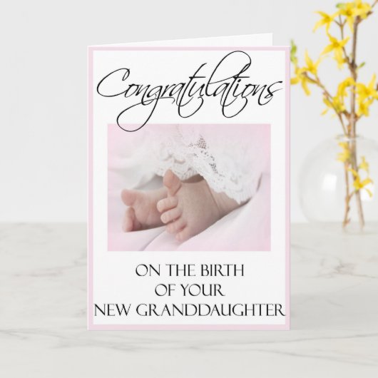 Gefeliciteerd met je nieuwe Kaart (Gele Bloem)