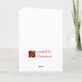 Gefeliciteerd met je nieuwe Kaart (Achterkant)