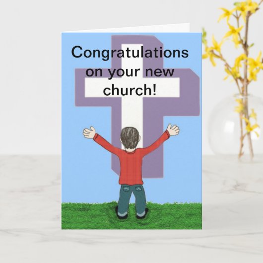 Gefeliciteerd met je nieuwe Kaart (Gele Bloem)