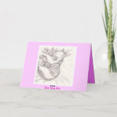 Gefeliciteerd met je nieuwe kitten, Roze Kaart (Achterkant)