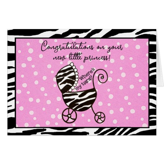 Gefeliciteerd met je nieuwe kleine prinses! (Voorkant Horizontaal)