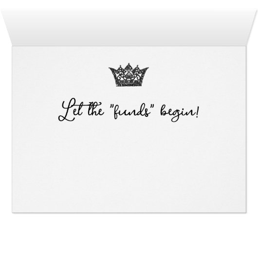 Gefeliciteerd met je nieuwe kleine prinses! (Binnen Horizontaal (Onder))