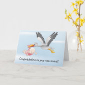 Gefeliciteerd met je nieuwe komst! kaart (Gele Bloem)