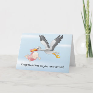 Gefeliciteerd met je nieuwe komst! kaart