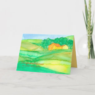 Gefeliciteerd met je nieuwe landhuis kaart