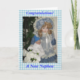 Gefeliciteerd met je nieuwe neefje kaart