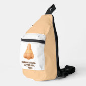 Gefeliciteerd met je nieuwe neus sling bag (Rechterhoek)