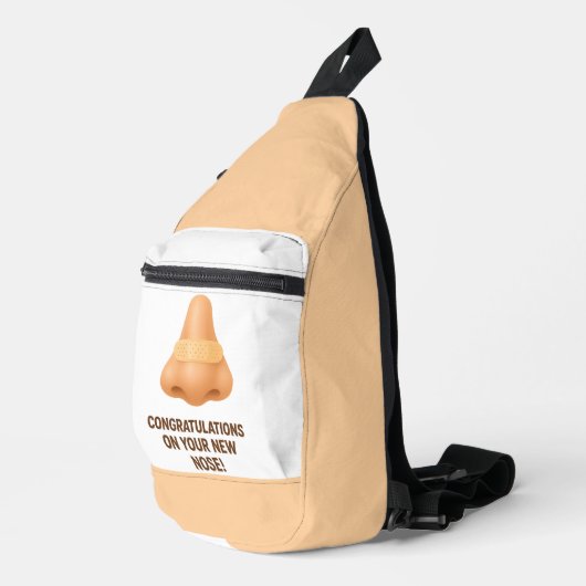 Gefeliciteerd met je nieuwe neus sling bag (Rechterhoek)