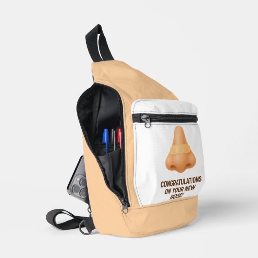 Gefeliciteerd met je nieuwe neus sling bag (Open)