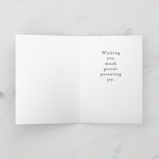 Gefeliciteerd met je nieuwe oma kaart (Binnen)