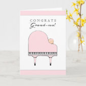 Gefeliciteerd met je nieuwe oma kaart (Gele Bloem)