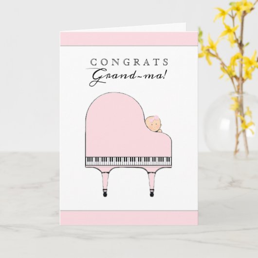 Gefeliciteerd met je nieuwe oma kaart (Gele Bloem)