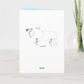 Gefeliciteerd met je nieuwe puppy kaart (Achterkant)