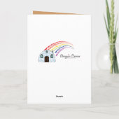 Gefeliciteerd met je nieuwe puppy kaart (Achterkant)