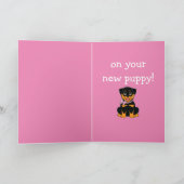 Gefeliciteerd met je nieuwe Rotweiller Kaart (Binnen)